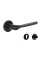 Дверная ручка Dnd Chop с накладкой под WC Черний 0.00 грн.