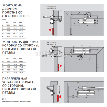 Дверний доводчик Dorma TS68 Коричневий 1 547.62 грн.