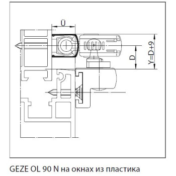 Дистанционное открывание GEZE OL 90 N 4 014.00 грн.