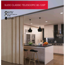 Телескопические раздвижные системы Slido Classiс Telescopic 80-120P