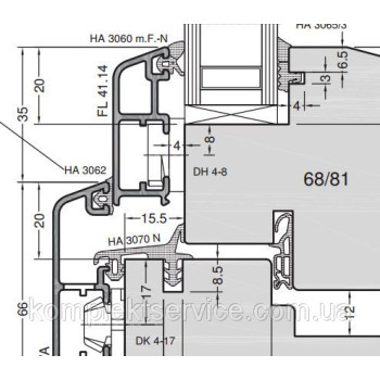 Уплотнитель Gutmann Mira 3062, черный 22.30 грн.