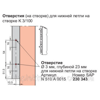 Шаблоны для установки фурнитуры Roto NT 892.00 грн.
