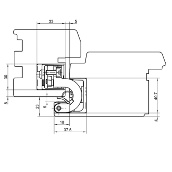 Скрытая дверная петля Simonswerk TECTUS TE 680 3D FD Хром матовый 4 678.09 грн.
